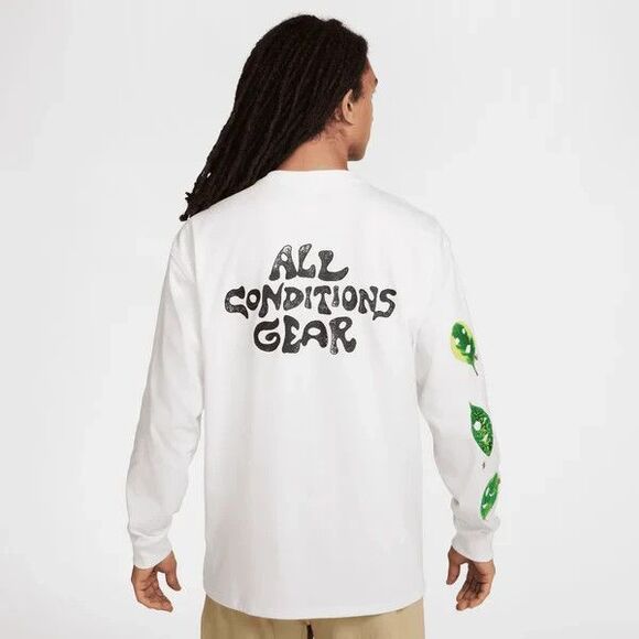 Nike ACG Long Sleeve Ants T-Shirt Summit White HJ0802-121 Men's Size Medium NWT - Picture 2 of 9